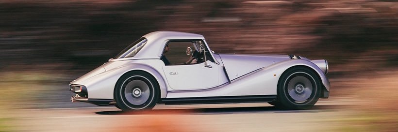 Morgan Motor Company's banner