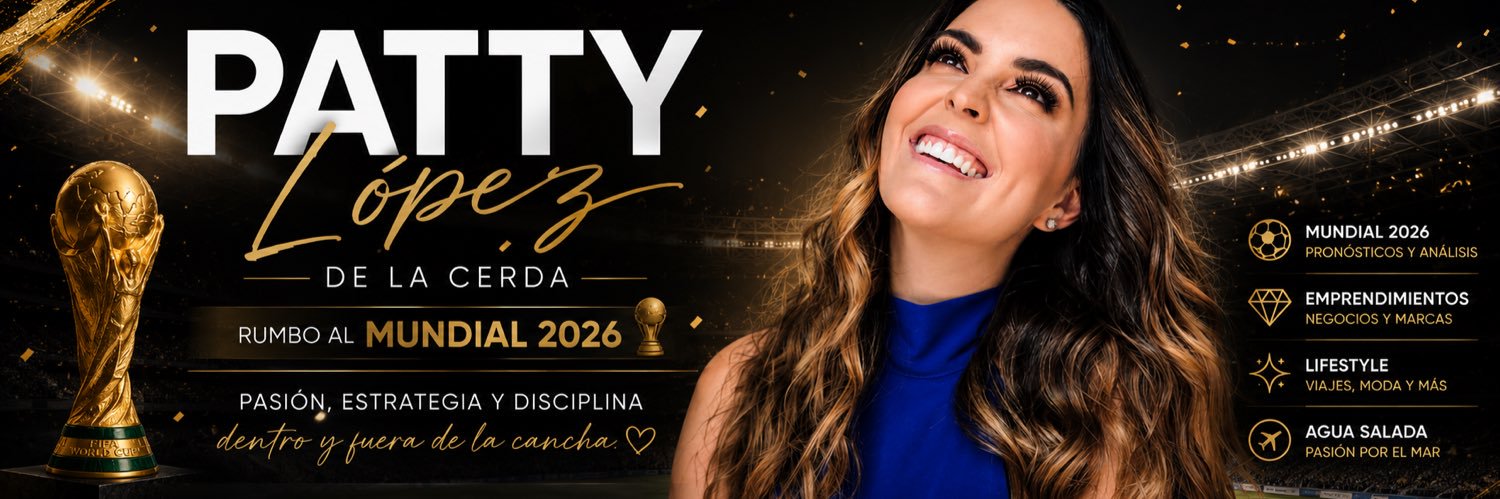 Patty López de la Cerda's banner