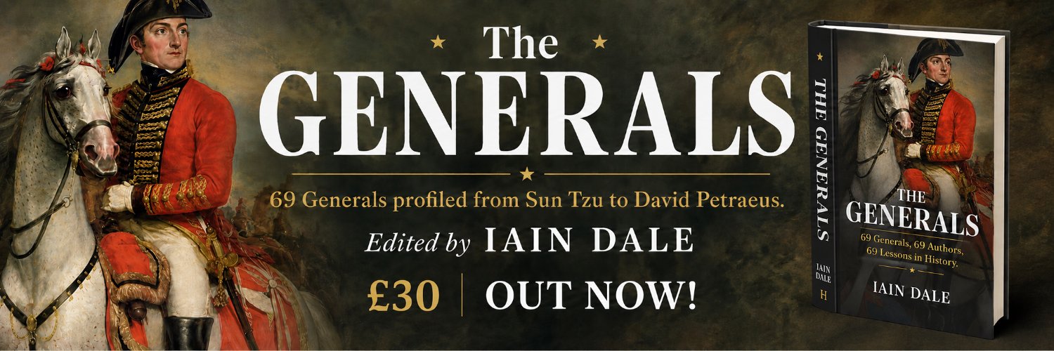 Iain Dale 🏴󠁧󠁢󠁥󠁮󠁧󠁿🇬🇧 ⚒️'s banner