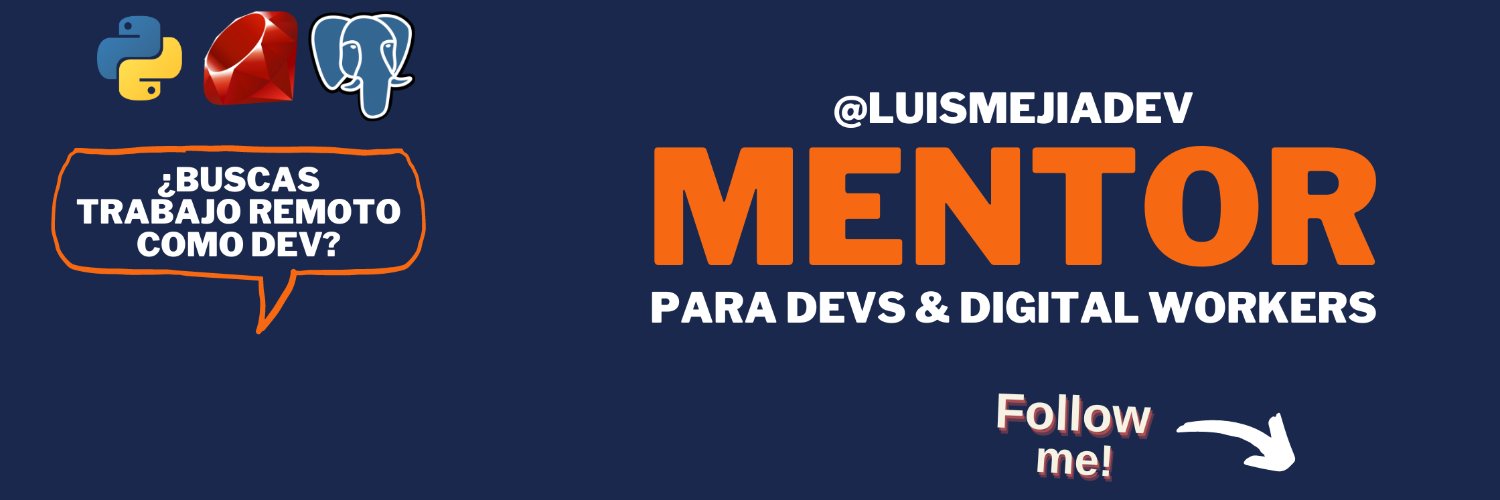 Luis Mejia - Dev's banner