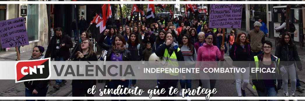 CNT València's banner