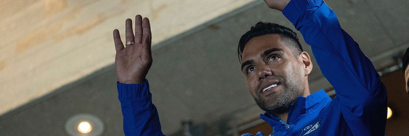 Radamel Falcao's banner