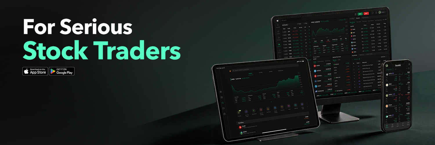 Stockbit's banner