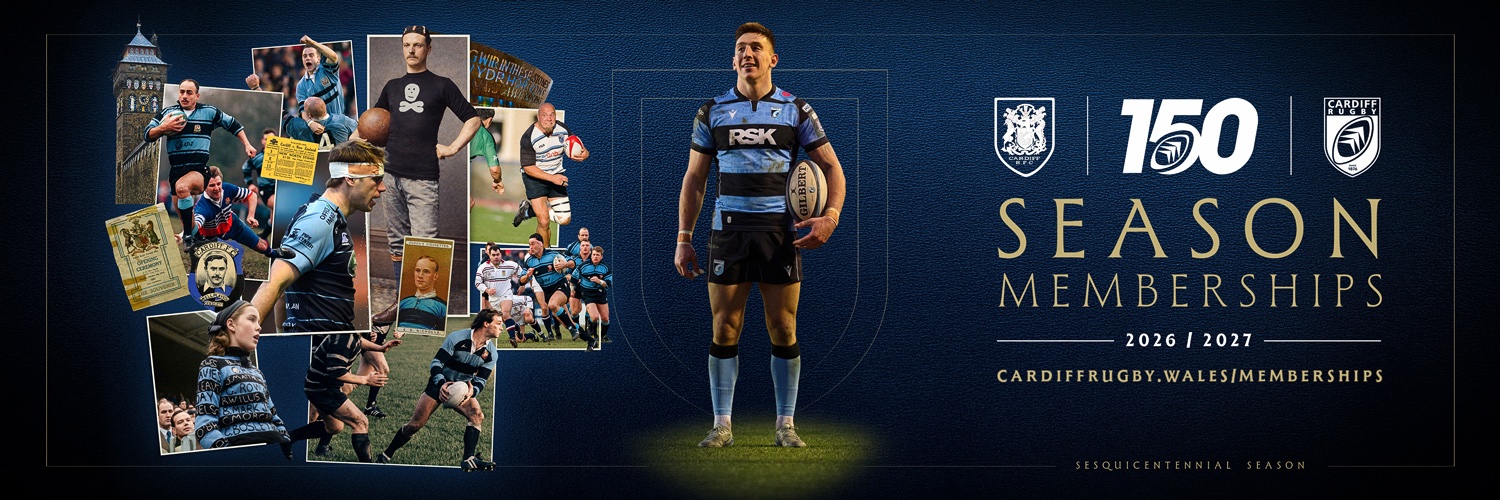 Cardiff Rugby's banner