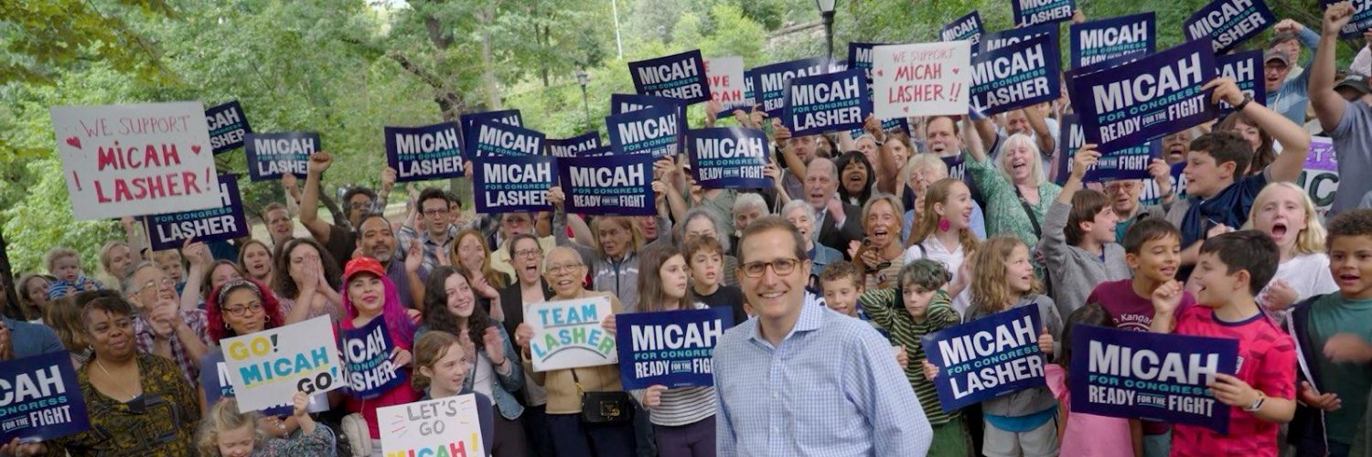 Micah Lasher's banner