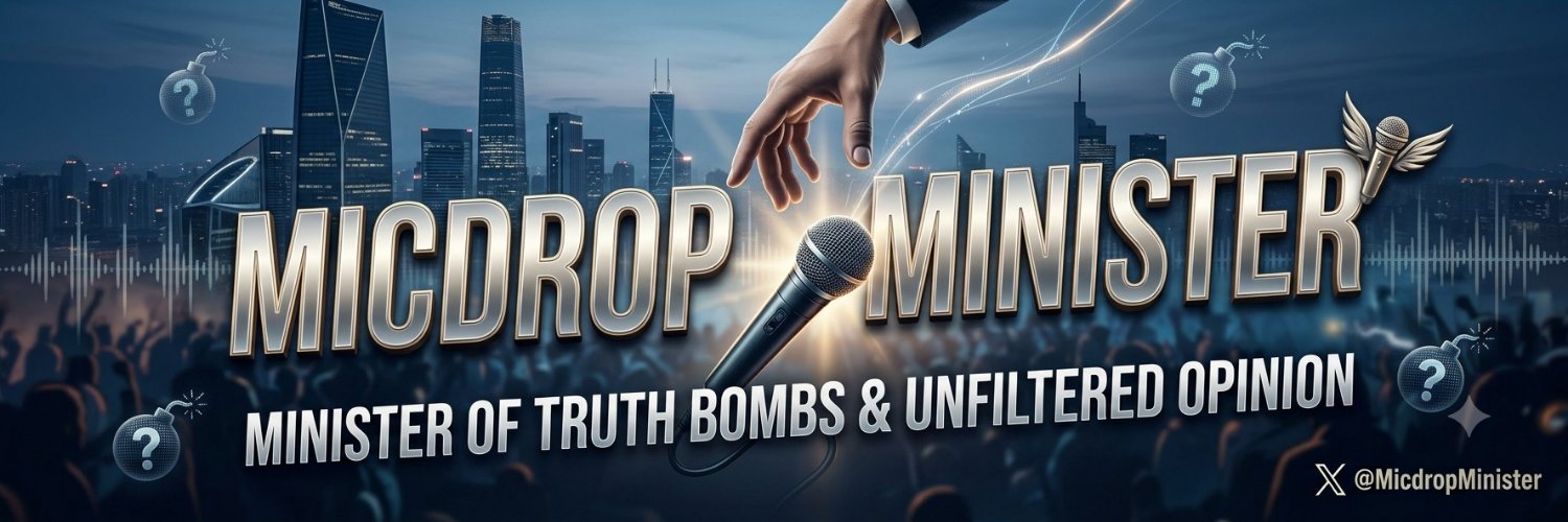Micdrop Minister's banner