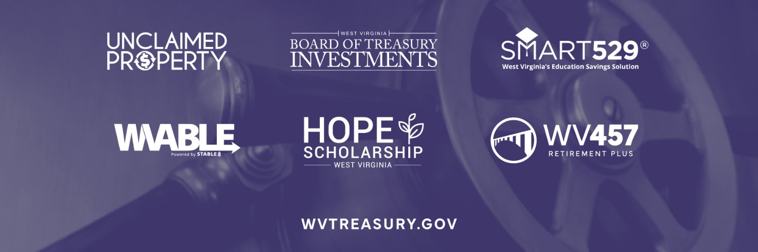 WV Treasury's banner