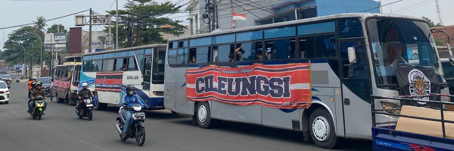 the Jakmania Cileungsi's banner