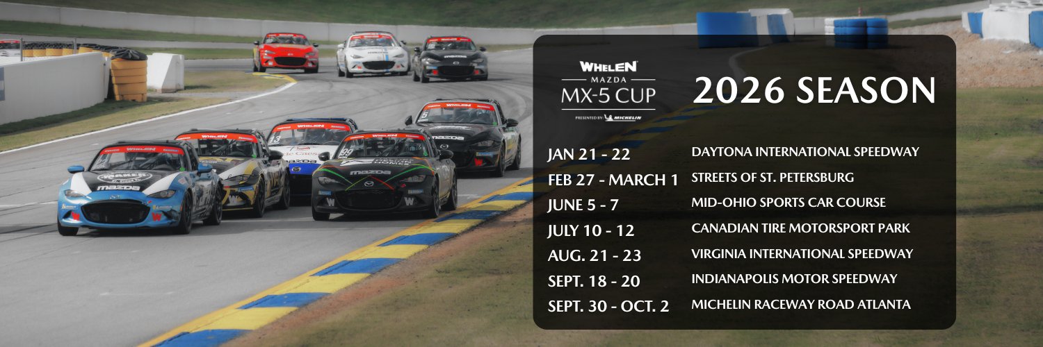 Mazda MX-5 Cup's banner