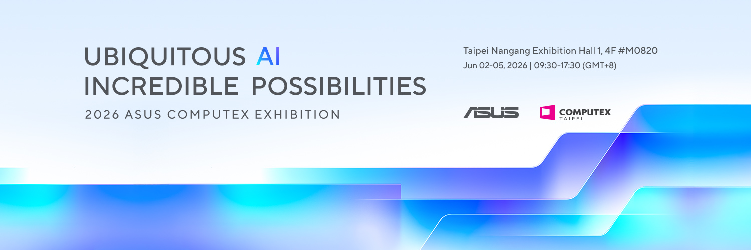 ASUS's banner