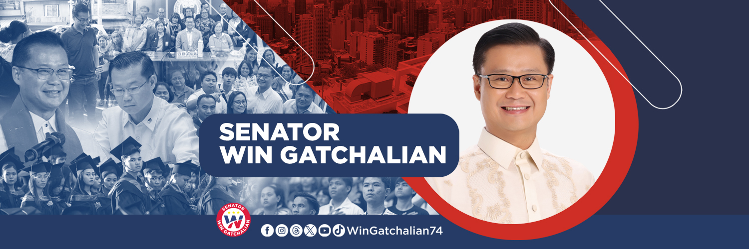 Win Gatchalian's banner