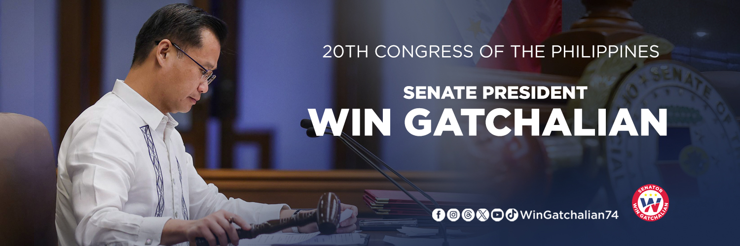Win Gatchalian's banner