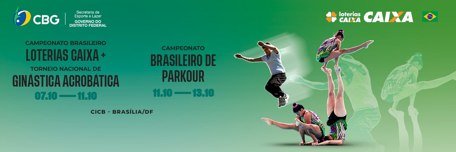 Confederação Brasileira de Ginástica's banner