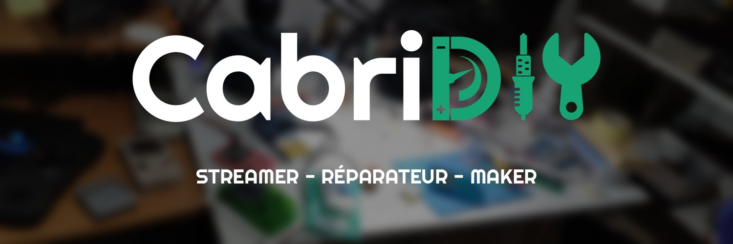 CabriDIY - Streamer réparateur de console Rétro's banner
