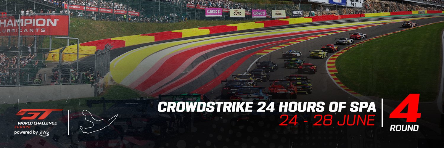 GT World Challenge Europe Powered by AWS's banner