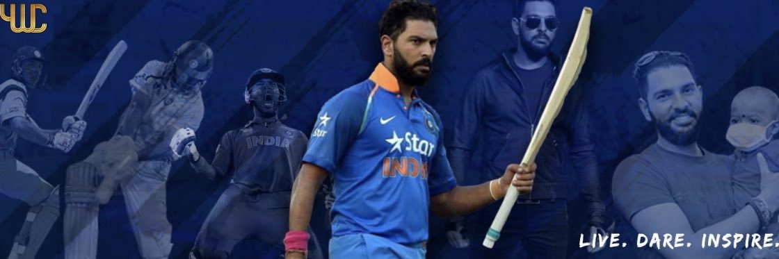 Yuvraj Singh's banner