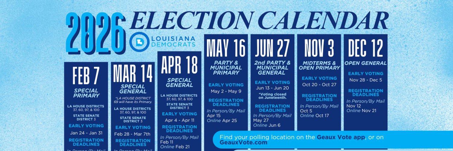 Louisiana Democrats's banner
