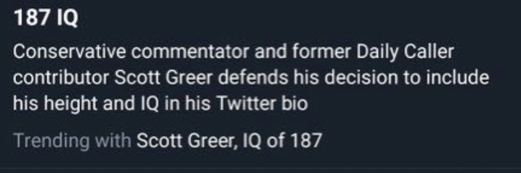 Scott Greer 6’2” IQ 187's banner