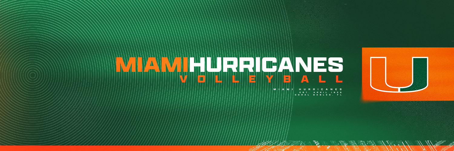 Miami Hurricanes Volleyball's banner