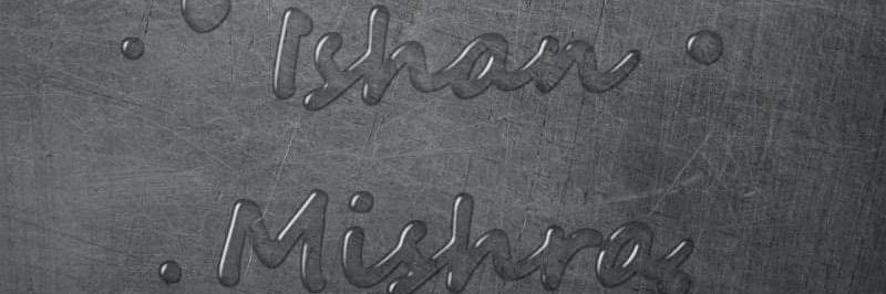 Ishan Mishra's banner