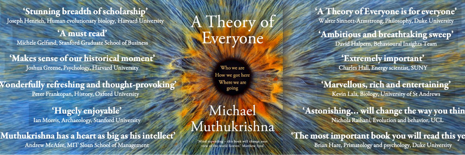 Michael Muthukrishna's banner