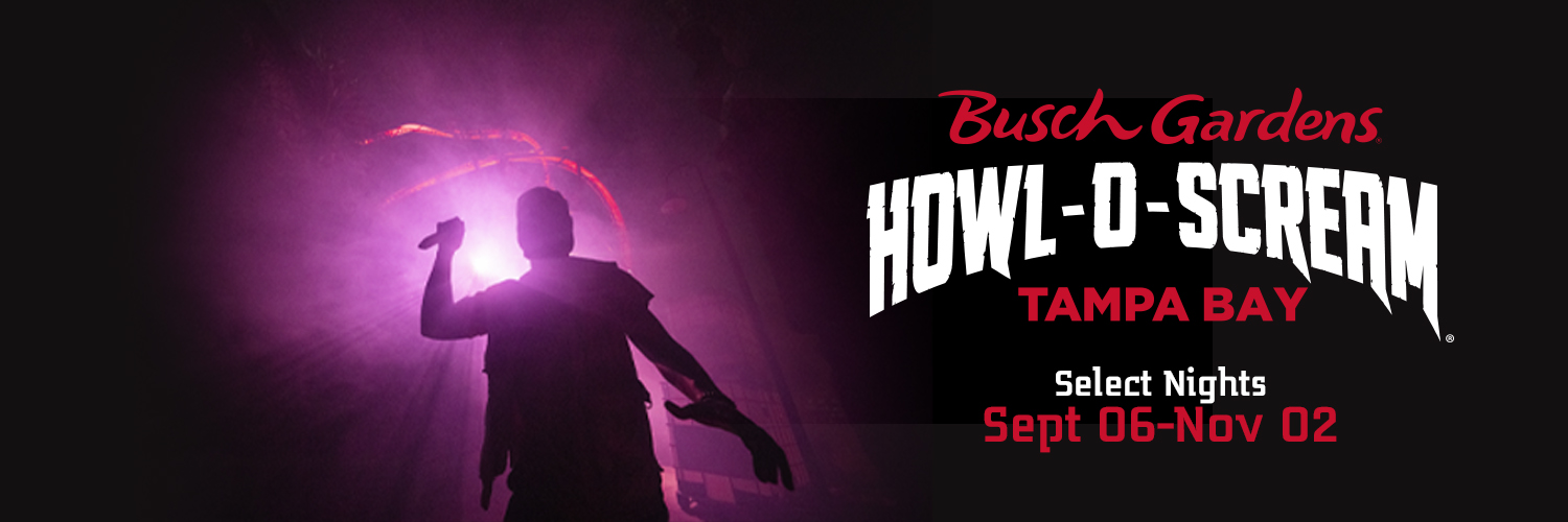 Howl-O-Scream's banner