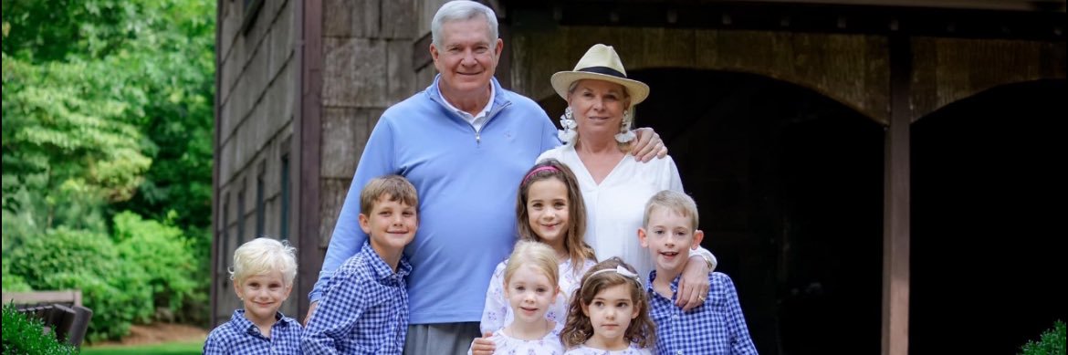 Mack Brown's banner