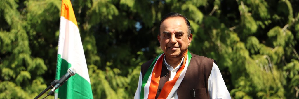 Subramanian Swamy's banner