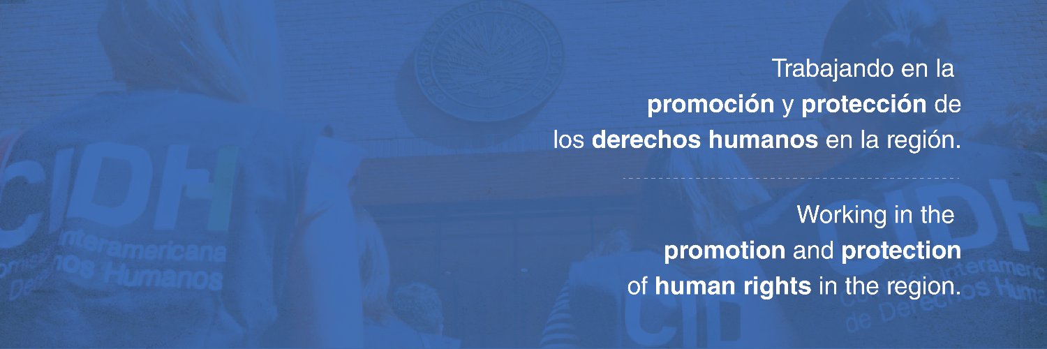 CIDH - IACHR's banner