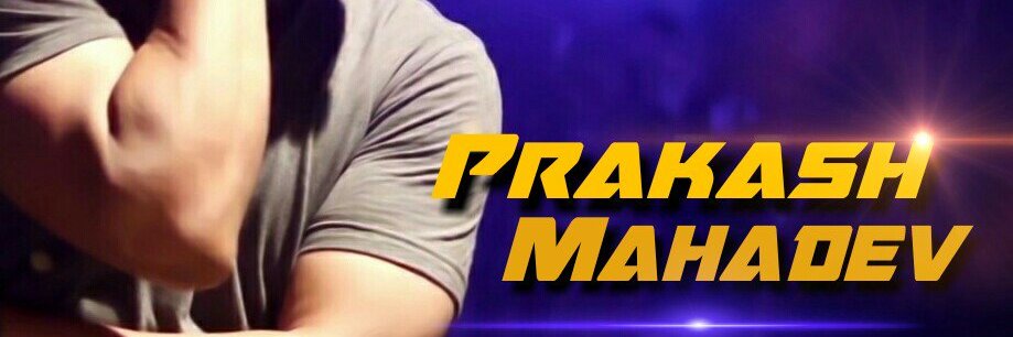 Prakash Mahadevan's banner