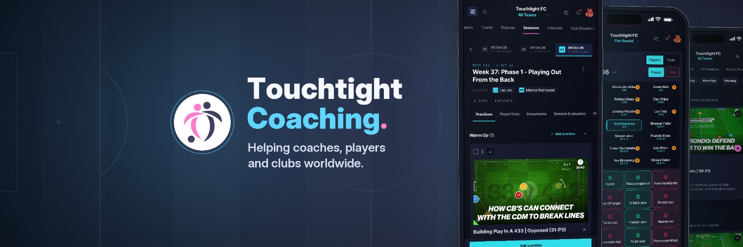 ⚽ Touchtight Coach's banner