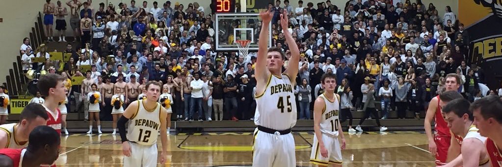 DePauw Basketball's banner