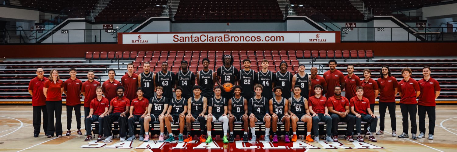Santa Clara Men's Basketball's banner