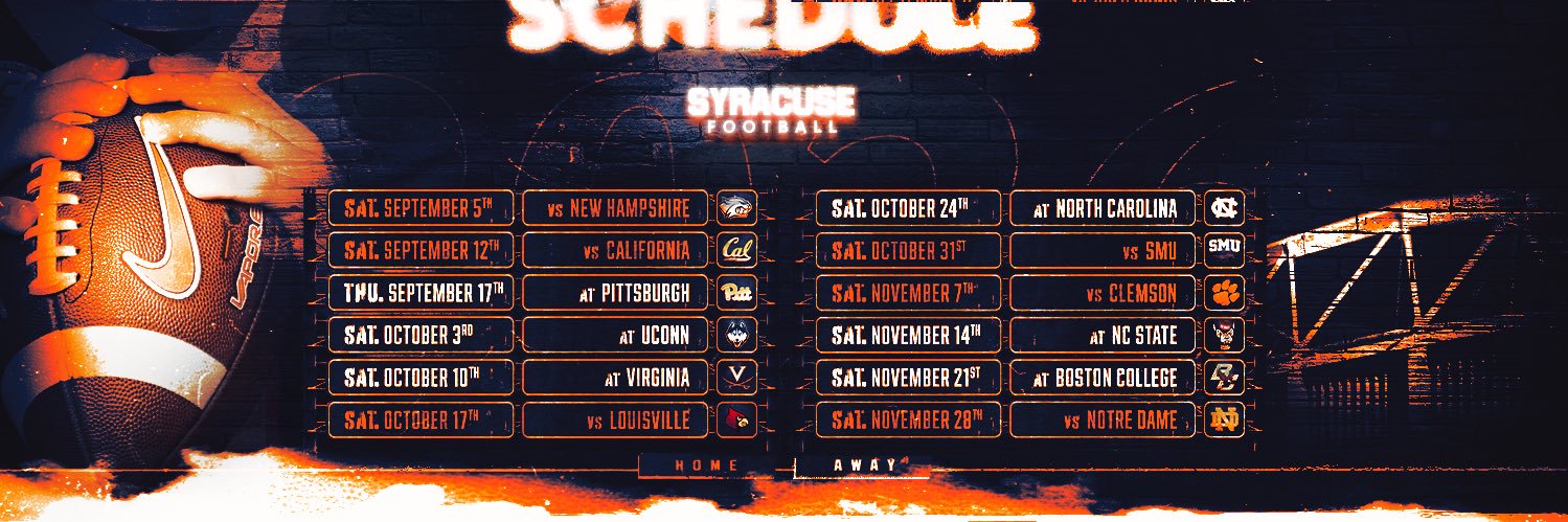 Syracuse Football's banner