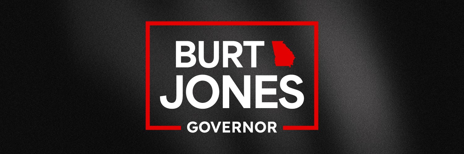 Burt Jones's banner