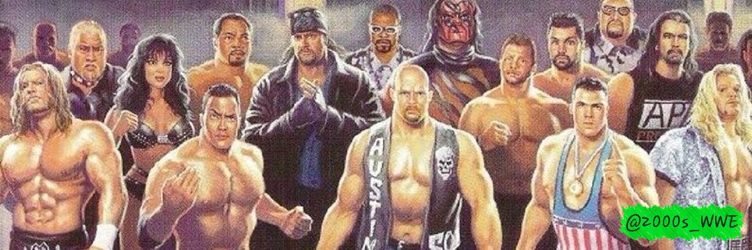 2000's WWE's banner