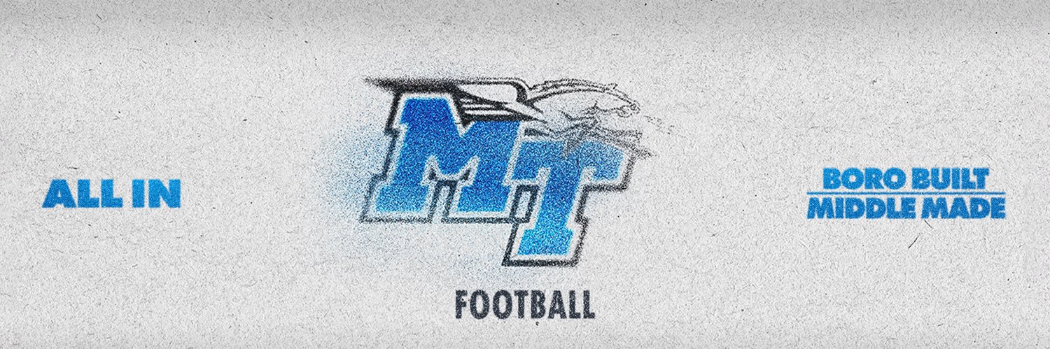 Middle Tennessee Football's banner
