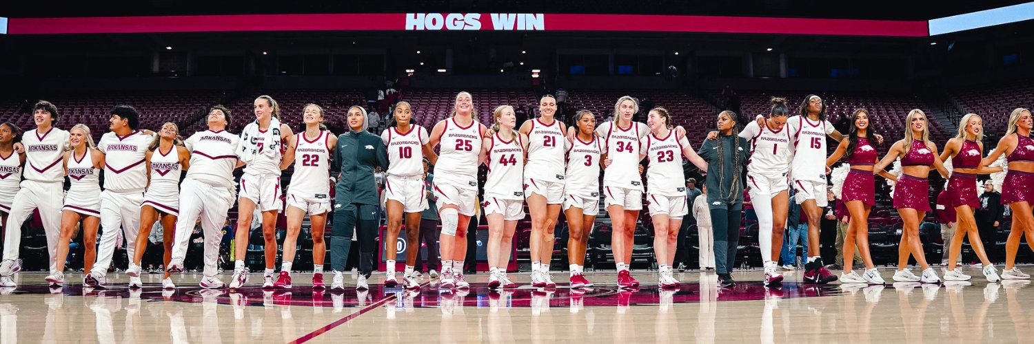 Razorback Women's Basketball's banner