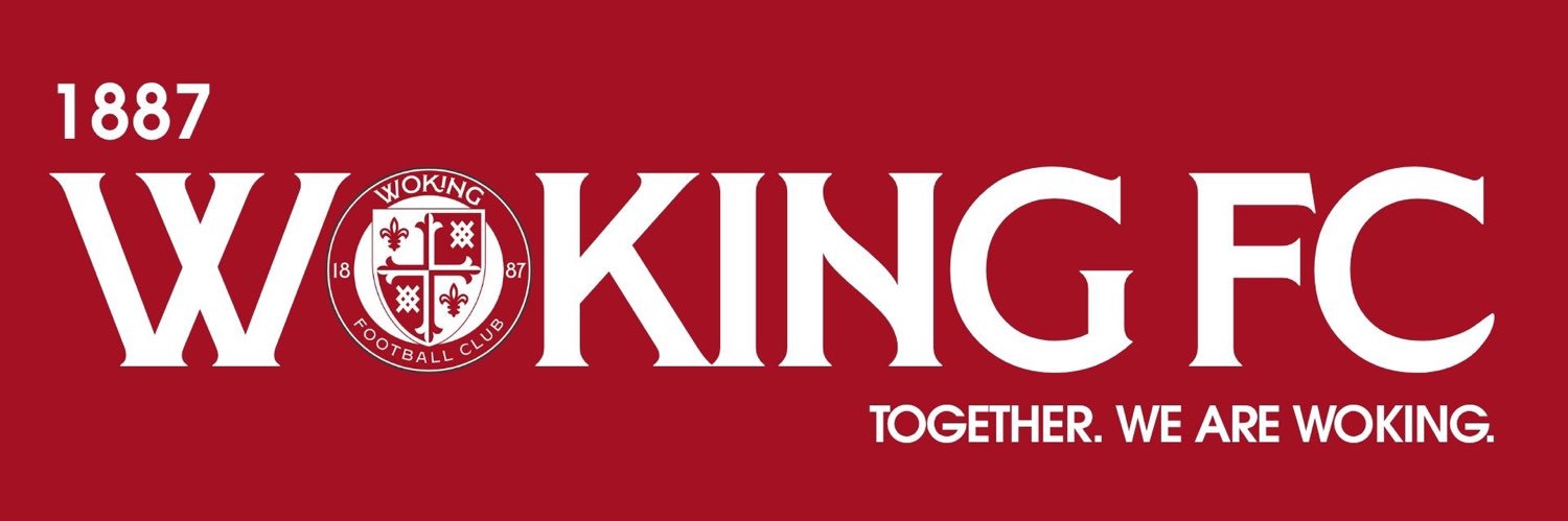 Woking Football Club's banner