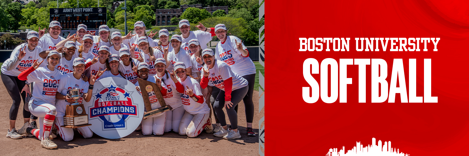 BU Softball's banner