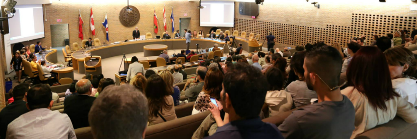Iranian Canadian Congress's banner