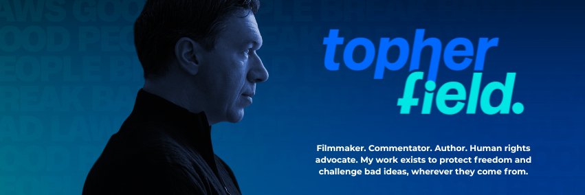 Topher Field's banner