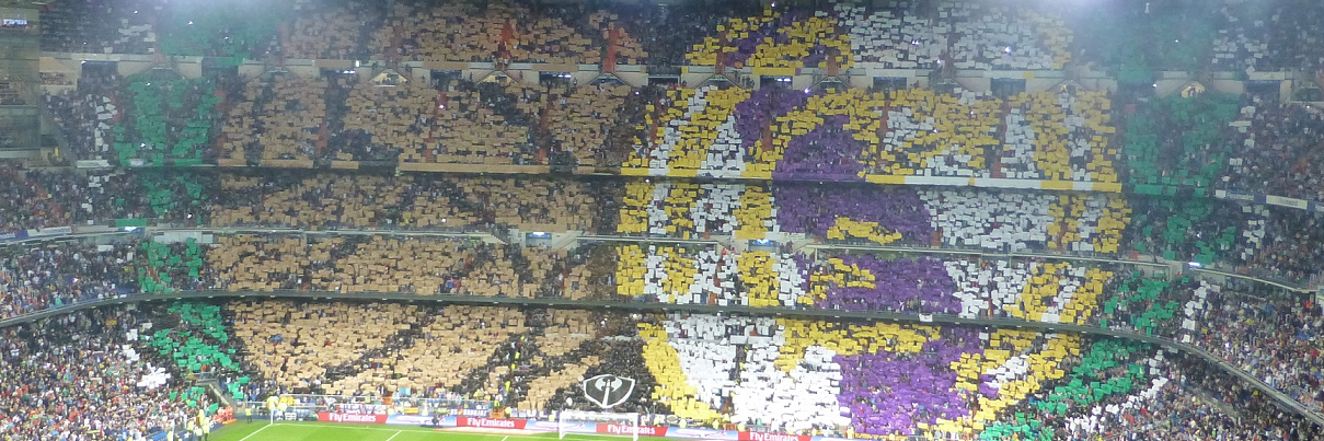 Afición Real Madrid's banner