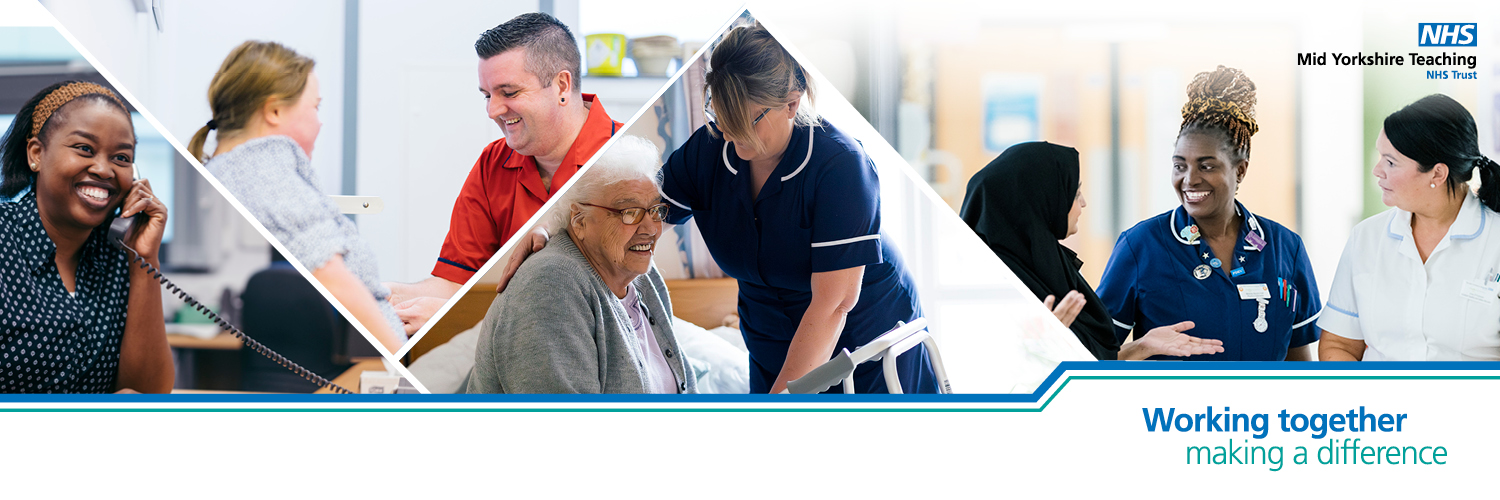 Mid Yorkshire Teaching NHS Trust's banner
