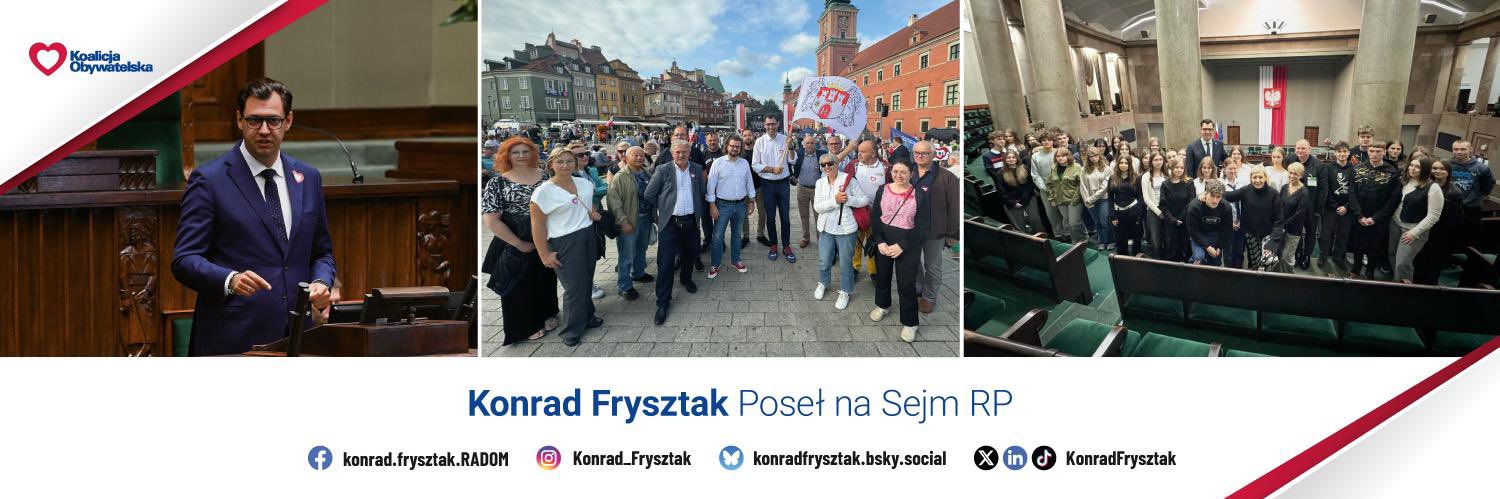 Konrad Frysztak's banner