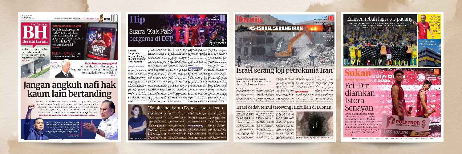 Berita Harian's banner