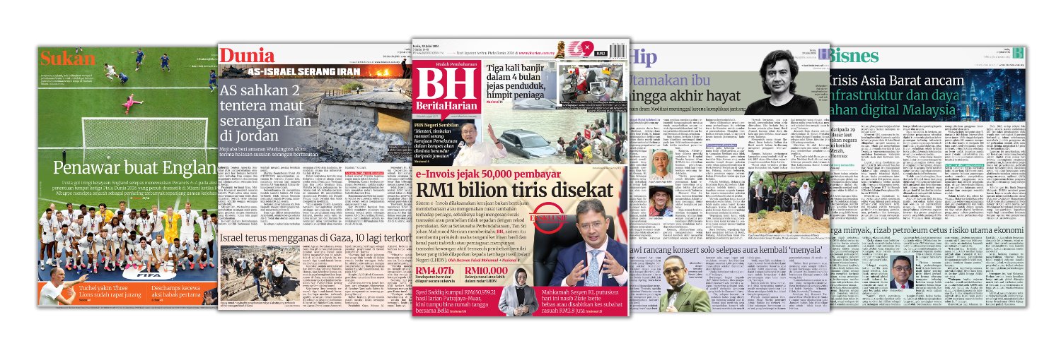 Berita Harian's banner