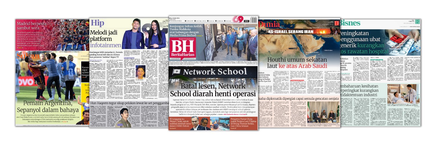 Berita Harian's banner