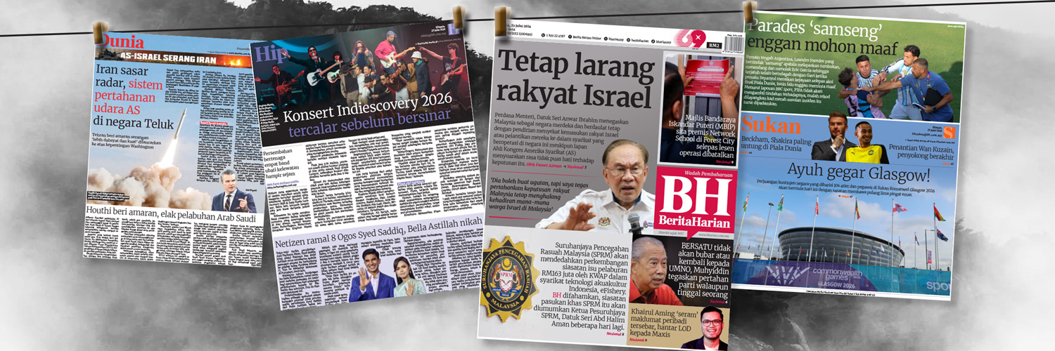 Berita Harian's banner