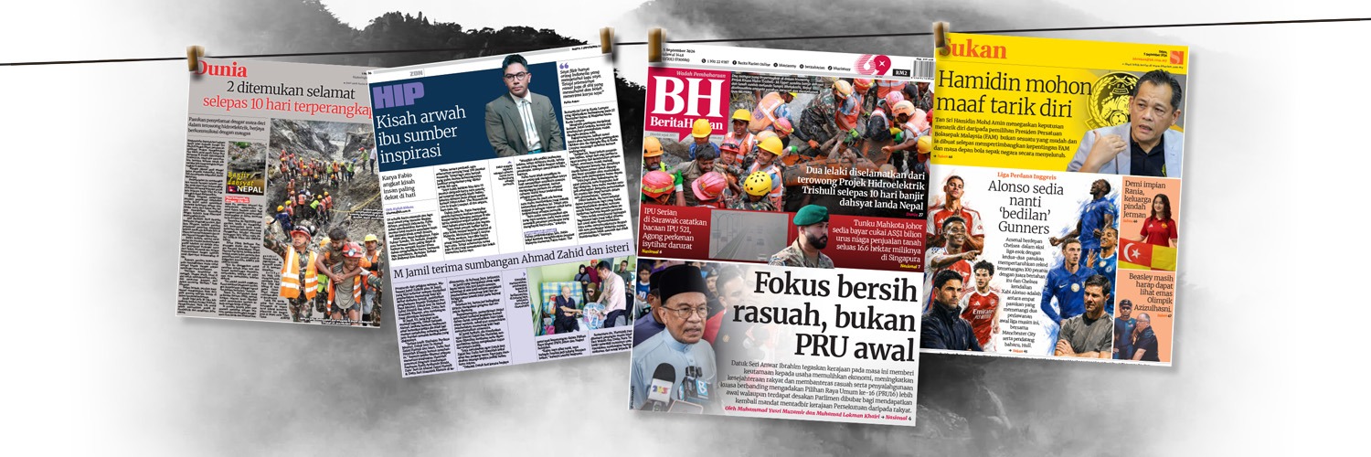 Berita Harian's banner